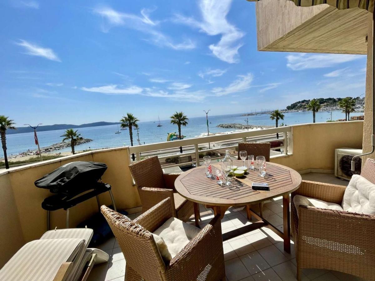 Superbe Apt 2P Front De Mer Pour 4 Pers Avec Terrasse - Cavalaire-Sur-Mer - Fr-1-226B-162 Ngoại thất bức ảnh