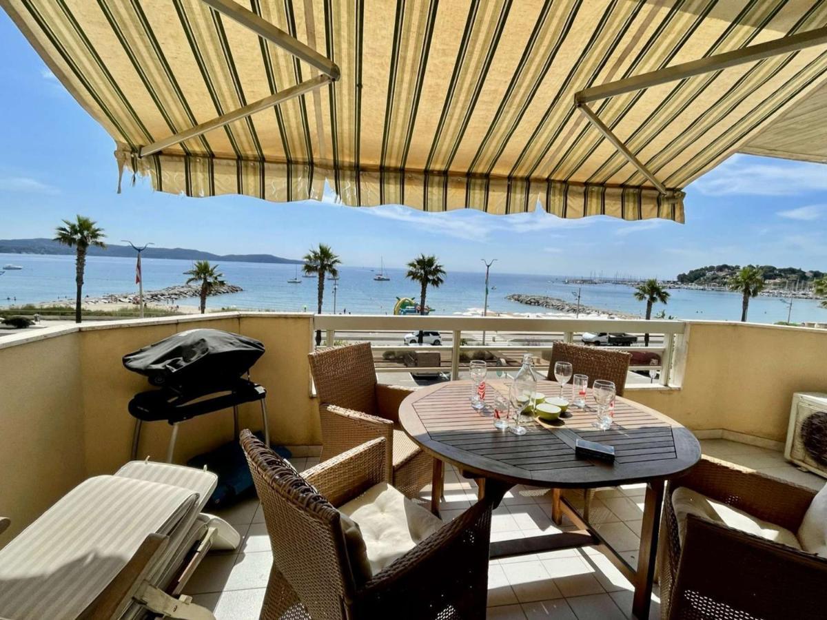 Superbe Apt 2P Front De Mer Pour 4 Pers Avec Terrasse - Cavalaire-Sur-Mer - Fr-1-226B-162 Ngoại thất bức ảnh